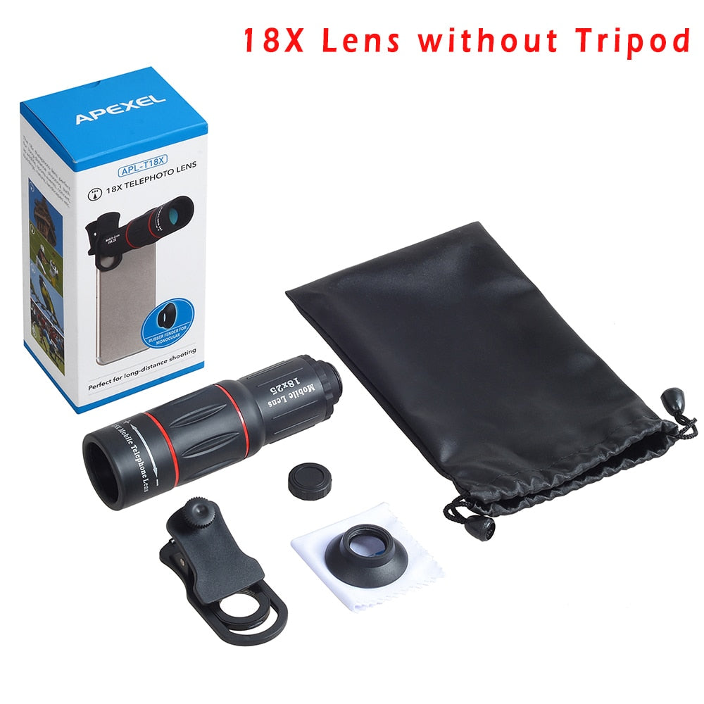 APEXEL Telescope Telephoto Lens - Zoom Lens for Smartphones APEXEL Telescope Telephoto Lens - Zoom Lens for Smartphones